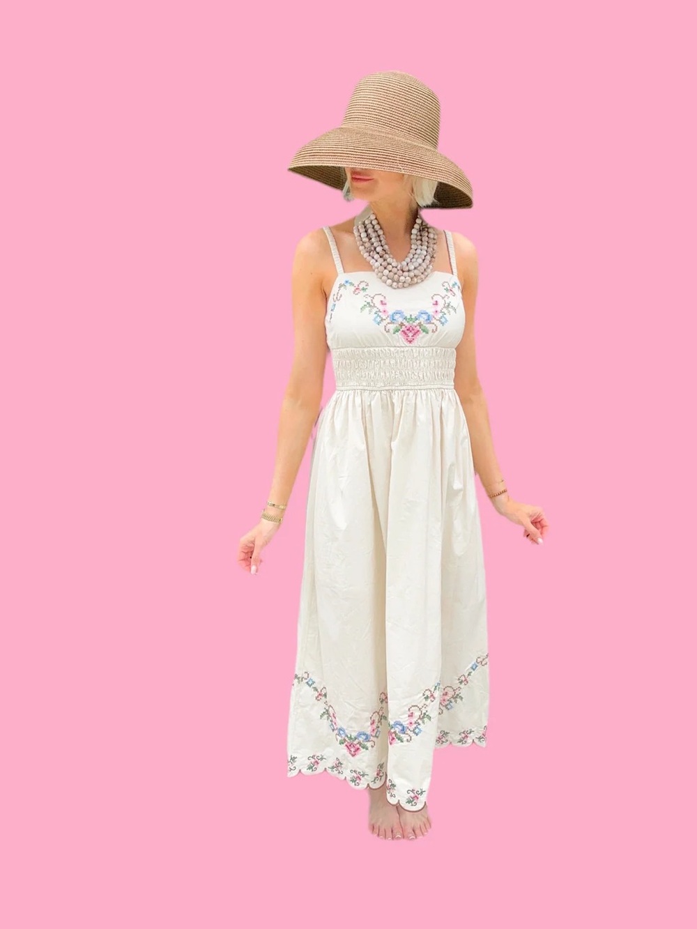 Eyelet Embroidery Dress NWT